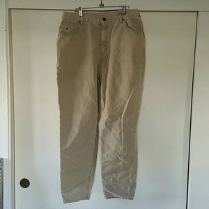 Beige Lee jeans
